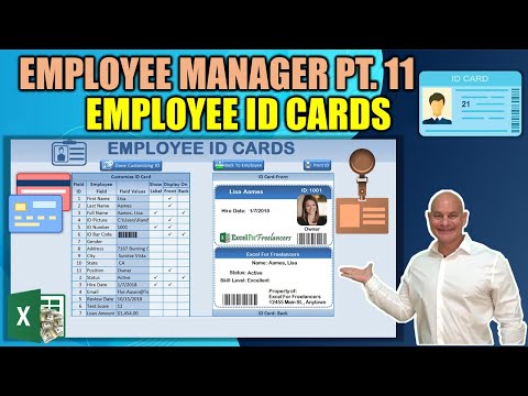 Create Horizontal AND Vertical Tabs in this Excel Employee Manager Part 1