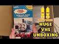 HUGE THOMAS THE TANK ENGINE VHS LOT UNBOXING