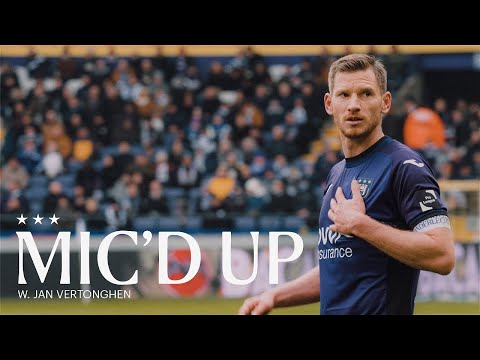 MIC'D UP | Jan Vertonghen wears a microphone during the game | Now on MAUVE TV