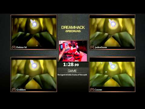 Ludendi @ DreamHack Winter Speedruns! Zelda: Ocarina of Time Cosmo, JodenStone, Grokken & Doktor_M!