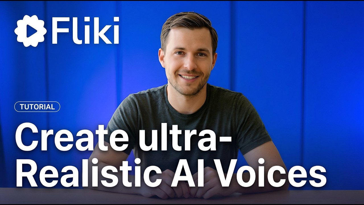 How to create realistic AI voiceovers with Fliki video thumbnail