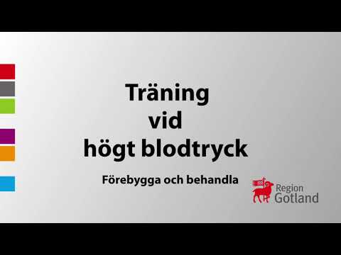 Träning vid högt blodtryck