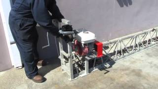 Industrial Concrete Cement Power Screed Finisher Trowel 40 ft. Honda 5hp
