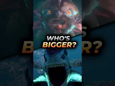 Is the KRAKEN or REAPER LEVIATHAN BIGGER?! Sea of Thieves & Subnautica Content