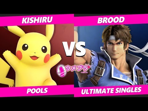 Japan Smash Ultimate Tournament - Kishiru (Pikachu) Vs. Brood (Richter) Umebura SP2 SSBU Pools