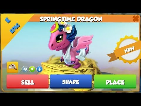 SPRINGTIME DRAGON Hatching + Dragolympus Rising Level 9! - DML #587