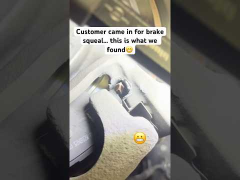 Philips bit in the rotor is wild😭 #shorts #fyp #mechanic #brakes #customerstates #workshop #car