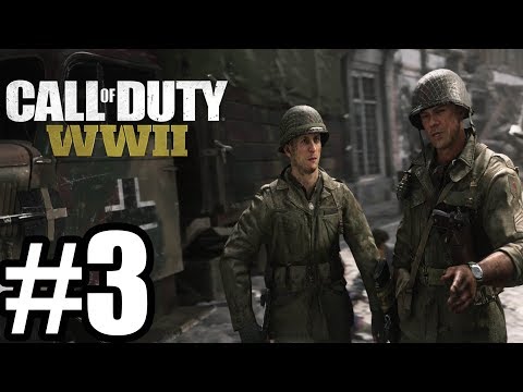 Call Of Duty WW2 Gameplay Walkthrough Part 3 - PS4 Pro