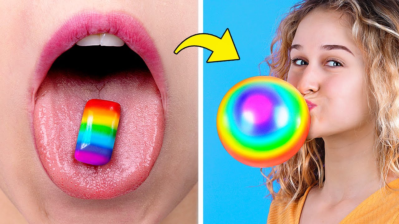L'art de faire des bulles impressionnantes avec du chewing-gum