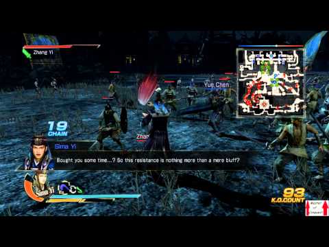 Dynasty Warriors 8 Jin Campaign Walkthrough Part 1 - Pursuit at the Wuzhang Plains