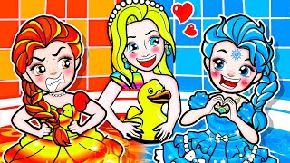 [🐾paper dolls🐾] Ice and Fire Competing for Mother’s Love | Rapunzel Family