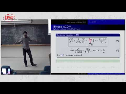 de Fromont: Testing modified gravity with cosmic voids and compensated structures