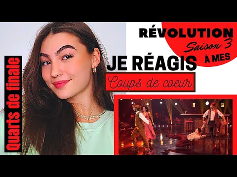 Je réagis à mes coups de cœur Révolution saison 3 - Quarts de finale CRY et Justin Jackson