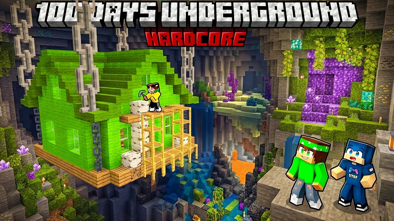 HO COSTRUITO LA CASA SOSPESA PER NICO - 100 DAYS UNDERGROUND