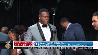 Cardinals pick D.J. Humphries No. 24 in the 2015 Draft