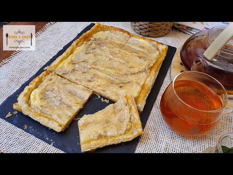 Swiss Tarte a La Crème With Puff Pastry | Spork & Knife