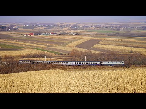 [4K] InterRegio 1831 Galati - Cluj-Napoca over Dragoiesti viaduct [November, 2021]