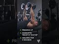 How To Get Bigger Triceps: CLOSED GRIP PRESS SQUEEZE #vshred #shorts