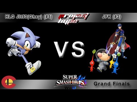 Singles - JFK (Marth, Olimar) vs HLG Jlt53(Ghey) (Sonic) - GF