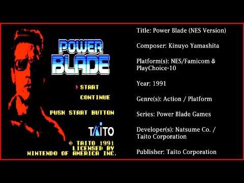 Power Blade (NES) [Soundtrack in FULL HD & 320 KBPS]