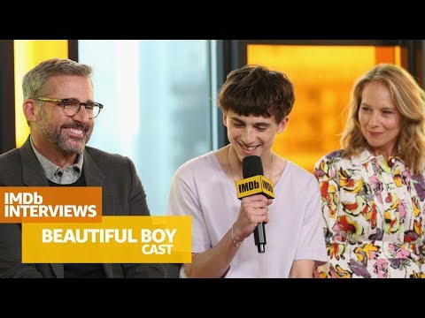 Steve Carell, Timothée Chalamet Talk "The Office" & Emotional Scenes in 'Beautiful Boy' | TIFF 2018