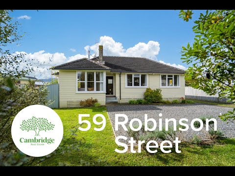 59 Robinson Street, Cambridge, Waikato, 3房, 1浴, 独立别墅