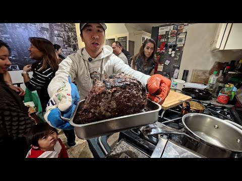 I Cooked a Prime Rib for Our Christmas Eve Party