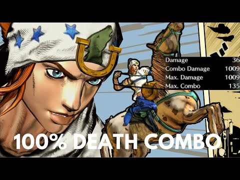 Jojo’s All Star Battle R - Johnny Joestar 100% T.O.D Combo