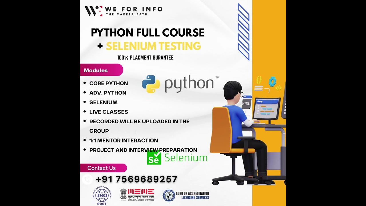 Python Full course With 100% placement