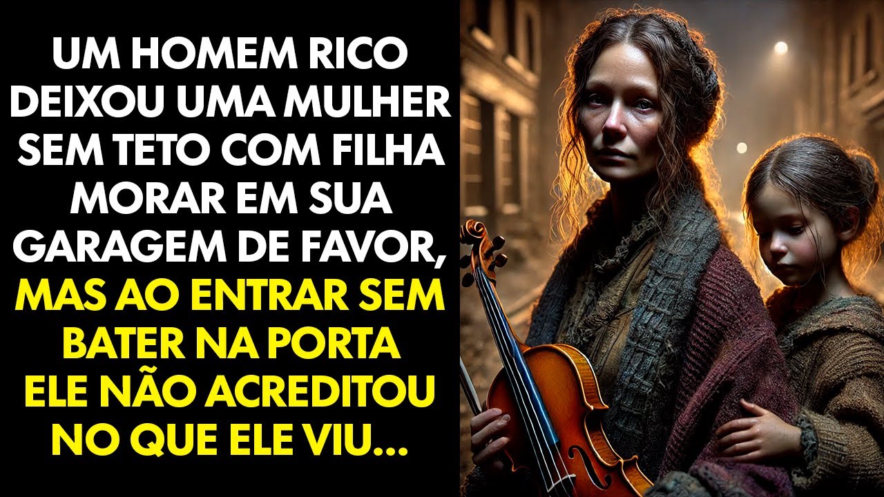 Homem Rico Deixou Mulher sem Teto e Filha Morar na Garagem, Mas ele não Acreditou Quando viu