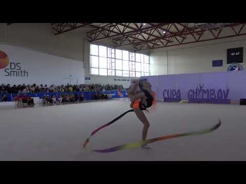 ROU  Ștefănescu Raysa  ACS Ritmic Aly Gym Braşov  10 ani   nivel A2012 R2  Cupa Ghimbav Ediția a 4a