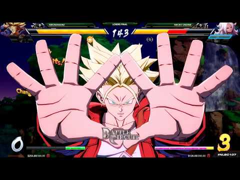 NLBC v.107 - Dragon Ball FighterZ LOSERS FINAL - NicomakiDBZ vs Necro Undine [1080p/60fps]