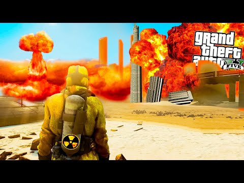 NUCLEARED BOMB *DISTRUGGE* LOS SANTOS!! - GTA 5 MOD ITA 🇮🇹