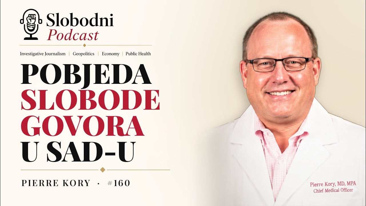 SLOBODNI podcast #160 Pierre Kory – Pobjeda slobode govora liječnika u SAD-u
