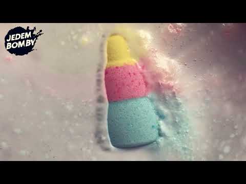 Pěnivá a šumivá bomba do vany Unicorn