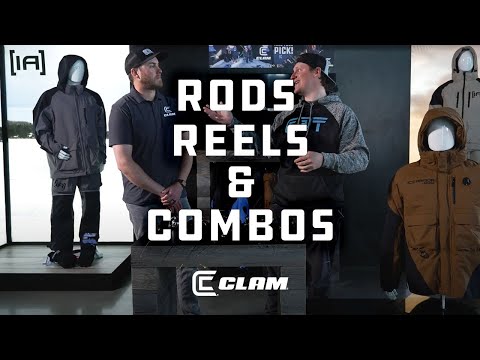 Clam Ice Fishing RODS, REELS & COMBOS  2023 Newsletter Video