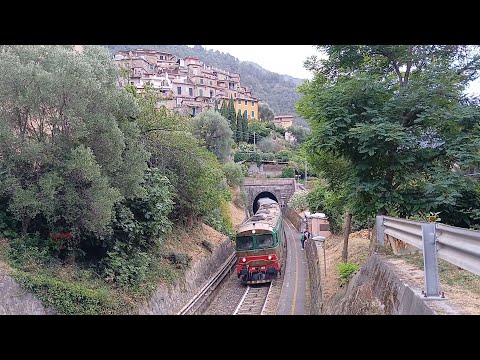 Treno storico delle meraviglie da Ventimiglia a tende del 13-07-25