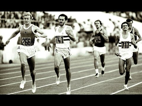 Olaf Beyer vs Steve Ovett vs Sebastian Coe  800m. 1978 European Championship Prague