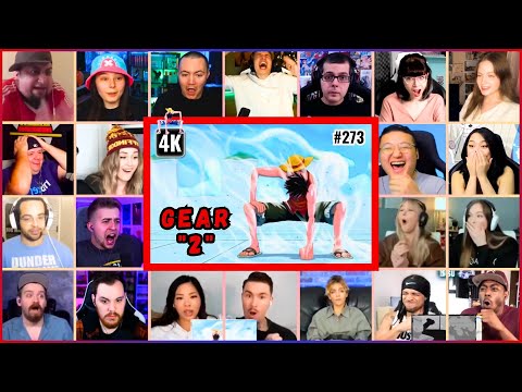 🔥🔥30+ Reactors LUFFY GEAR 2 VS BLUENO Mega Reaction Mashup - One Piece Episode 273 Reaction Mashup