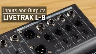 Video thumbnail for Zoom LiveTrak L-8: Inputs and Outputs by ZoomSoundLab