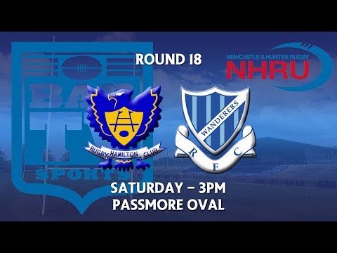 2018 NHRU Round 18 Premier 1 - Hamilton Hawks v Wanderers