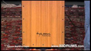 Video thumbnail for Tycoon Supremo Cajon Drum STK-29 Rockin Demo - X8 DRUMS by X8 Drums