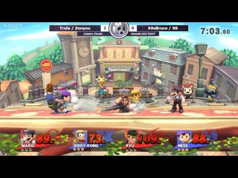 2GGT: Pink Fresh Saga - Trela/Zenyou Vs. K9sBruce/SS Losers Finals - Smash Wii U