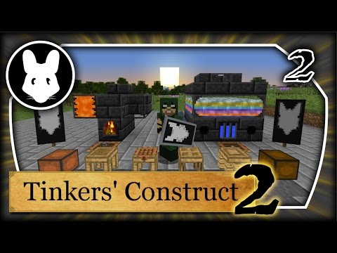 Tinkers' Construct 2: Getting Started Part 2 Minecraft 1.10+ Bit-by-Bit Smeltery!