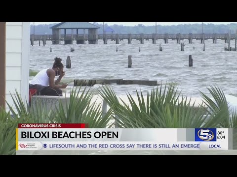 Biloxi beaches open