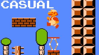 Casual Longplay: Super Mario Bros. (Original NES version) 1-loop session for 1 Player