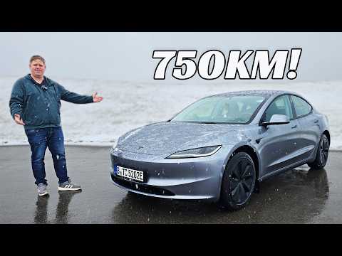 2026 Tesla Model 3 Premium: Wir fahren die 750km Variante! - Review, Test
