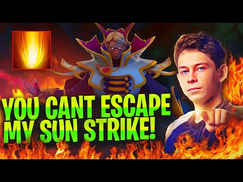 Nisha Invoker with Perfect Sun Strikes Give no Chance for the Enemy Team!