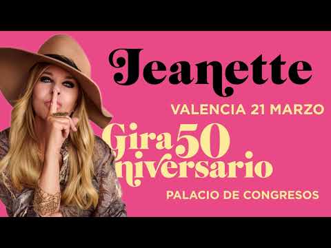 Jeanette en Valencia - Gira 50 aniversario (2026)