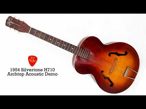 1954 Silvertone H710 Harmony-Made Archtop Acoustic Sunburst – “Minnesota Fats” image 24